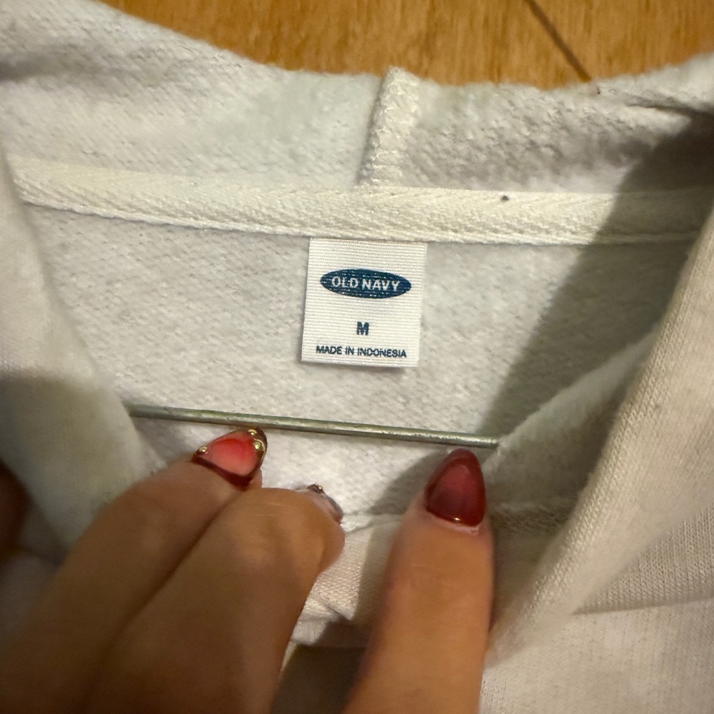 Old Navy Cream Hoodie - Picture 2 of 2